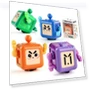 Kids Stress Relief Fidget Robot Cube — Blocks, Ovly