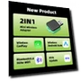 Wireless CarPlay Adapter 2-in-1 for Apple iPhone Android — Stereo Receivers, Auto Launcher