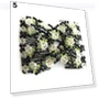 Smart Elastic Rose Hair Comb with Beaded Bow — , Veromca