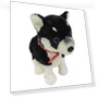 Talking, Moving, Singing, Dancing Kuroshibu Love Robot Shiba Inu Plush Toy — Interactive, YRstudio