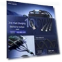 100W Smart Digital Display 3-in-1 Fast Charging Cable — Charging Solutions, REMAX
