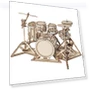 3D Wooden Educational Drum Set Puzzle — Educational, SAMURAI STYLE