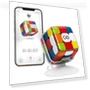 Evolutionary 3x3 Puzzle App Bluetooth Connection Smart Cube — Puzzles, SAMURAI STYLE
