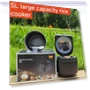 Large Capacity Smart Rice Cooker — Rice Cooking Essentials, Crown Global