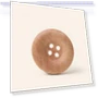 Round Wooden Smart Buttons — , Arts & Hobbies