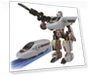 Shinkansen Transforming Robot Shinkalion 700 Hikari Rail Star — Toy Vehicles, Tomy