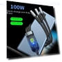 Transparent 3-in-1 Smart Flash Charging Cable — Chargers, ElectroCN