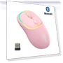 Bluetooth RGB Rechargeable Ergonomic Silent Optical Mouse — Computer Mice, Essager Electronic