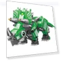 Mini Block Dinosaur Robot Tricera — Interactive Animal Companions, Board M Factory