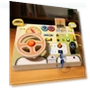 Montessori Busy Board with LED Wooden Sensory Toy — Infant & Early Childhood Playthings, baby and kids