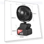 Portable Lithium Electric Fan — Portable Cooling Solutions, Koogeelife