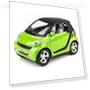 Smart Fortwo Car Model with Lighting and Music Effects — Miniature Rides & Collectibles, Fourall-Model Cars