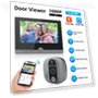 Wi-Fi LCD Peephole Camera with Night Vision — Smart Home Security, Jakemy