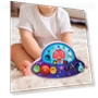 Wooden Busy Board with LED — Infant & Early Childhood Playthings, Handy Hobbies