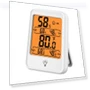 Digital Thermometer-Hygrometer with Touch Screen — Home Climate Control, Dream Garage