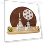 Mini Kimekomi Base with Stylish Brocade Doll Cherry Blossom — Collectible Dolls, PITAKITE