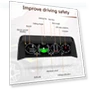 GPS Speedometer with Inclinometer and Compass HUD — Location Tracking Devices, Auto Launcher
