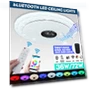 Smart LED Ceiling Light with Bluetooth Speaker — Overhead Lighting, Decor Life Global