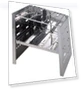 Barbecue Fire Pit Stand Foldable Grill — , CAPTAIN STAG