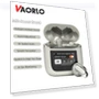 Wireless Headphones with Touch Screen and LCD Display — Over-Ear Headphones, VAORLO