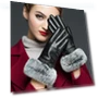 Women's Leather Gloves with Touchscreen — Arm Warmers, ZF Be