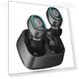 Bluetooth Earbuds with Touch Light — In-Ear Headphones, Junmaocun