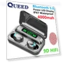 Bluetooth Headset with LED Backlight and Touch Display — Audio Gear, QUEED
