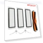 HEPA Filter Set with Roller and Side Brushes — Parts & Accessories, GOODLUCKK