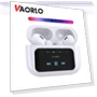Wireless Smart Headphones with Touch Screen — Over-Ear Headphones, VAORLO