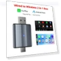 2IN1 Mini Wireless Adapter for Carplay and Android Auto — Phone Accessories, YJMP