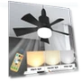 Ceiling Fan with LED Lighting and Remote Control — Ceiling Fans, Binchi Lighting Appliances