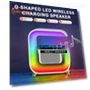 Multifunctional G-Shaped Bluetooth Speaker with Wireless Charging — Portable Audio, Smart IT