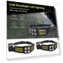 Rechargeable LED Headlamp with Touch Control — Flashlights, MUQZI