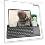 Silent Click Wireless Keyboard with Phone Holder and Multi-Touch Touchpad — Keyboard Cases, SeenDa