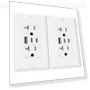 USB Outlets with 3 USB Ports — Standard Outlets, ELEGRP
