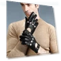 Leather Touchscreen Gloves for Motorcycle Riding and Driving — Gloves