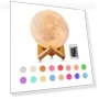 Rainbow Shell Star Wireless Charging Wooden Smart Motion Sensor 3D Space Man 5 Mode LED Night Light — Night Lights, Zhou Yajin