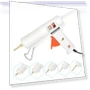 150W Smart Adjustable Temperature Glue Gun — Glue Guns, Charging set