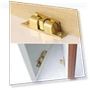 Adjustable Brass Door Latch — Catches, Betterring