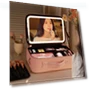 Smart LED Cosmetic Case with Mirror — Cosmetic Cases, Makeup Kits