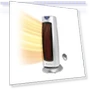 Electric Oscillating Ceramic Tower Space Heater — Portable Heating Solutions, Comfort Zone