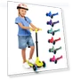3 Wheel Foldable Kids Scooter — Push Scooters, SereneLife