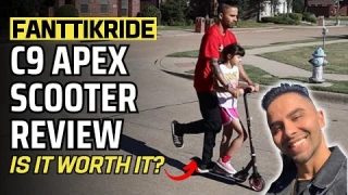 FanttikRide C9 Fantik C9 Apex Electric Scooter Review Demo on Street Guide Best Scooter for 2025
