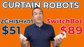 Automate Existing Curtains, EASY, No Wires! SwitchBot vs Tuya Curtain Robots Full Review Hands On.