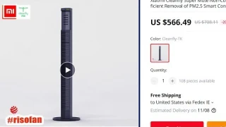 Xiaomi CleanFly TK smart Air Purifier.
