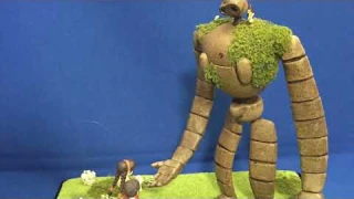 ファインモールド天空の城ラピュタよりロボット兵園庭ver