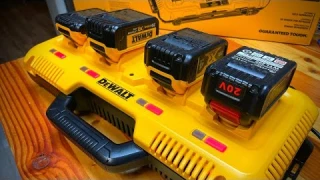 DEWALT DCB104 Battery Charger - Charge 4 Batteries in 40 Minutes!