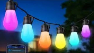 Govee Bombilla Inteligente para Exterior, LED RGBIC H7020