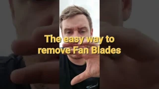 Easy way to remove Condenser Fan blades