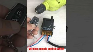 Wireless remote control switch #amazing #tips #alshaheentech